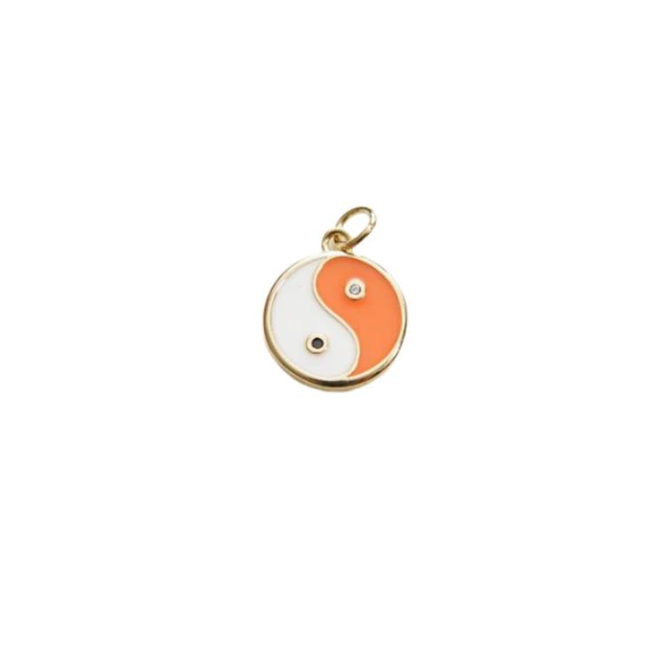 YinYang Charm - Orange