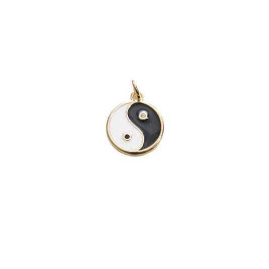 YinYang Charm - Black