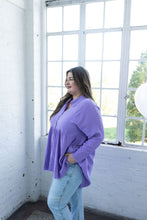 Load image into Gallery viewer, CURVY GAUZE TUNIC, LAVENDER
