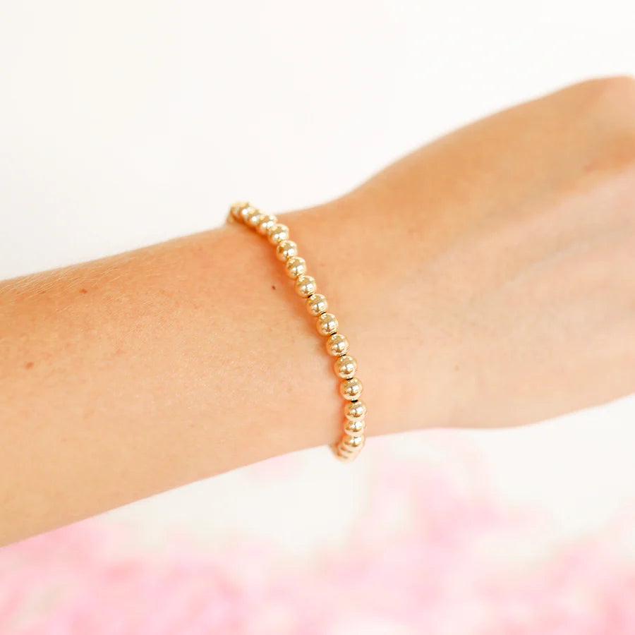 5MM Gold Beaded Bracelets