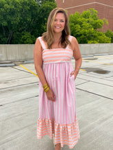 Load image into Gallery viewer, PINK SHERBET MAXI DRESS
