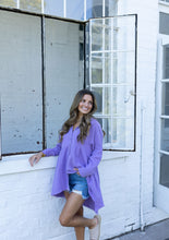 Load image into Gallery viewer, GAUZE TUNIC, LAVENDER
