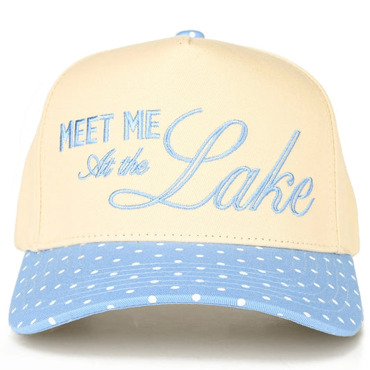MEET ME AT THE LAKE TRUCKER HAT