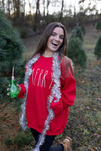 Load image into Gallery viewer, CHRISTMAS RED MERRY SWEATSHIRT
