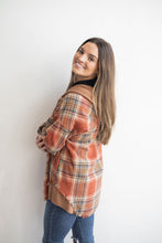 Load image into Gallery viewer, CHILLY DAYS PLAID HOODED SHACKET
