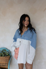 Load image into Gallery viewer, BLEACHED IT DENIM TOP
