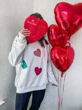 Load image into Gallery viewer, QUEEN OF HEARTS SWEATSHIRT +CURVY

