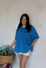 Load image into Gallery viewer, COASTAL TOP, BLUE
