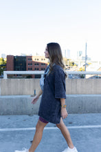 Load image into Gallery viewer, BASIC ACID WASH BOYFRIEND TEE-CHARCOAL
